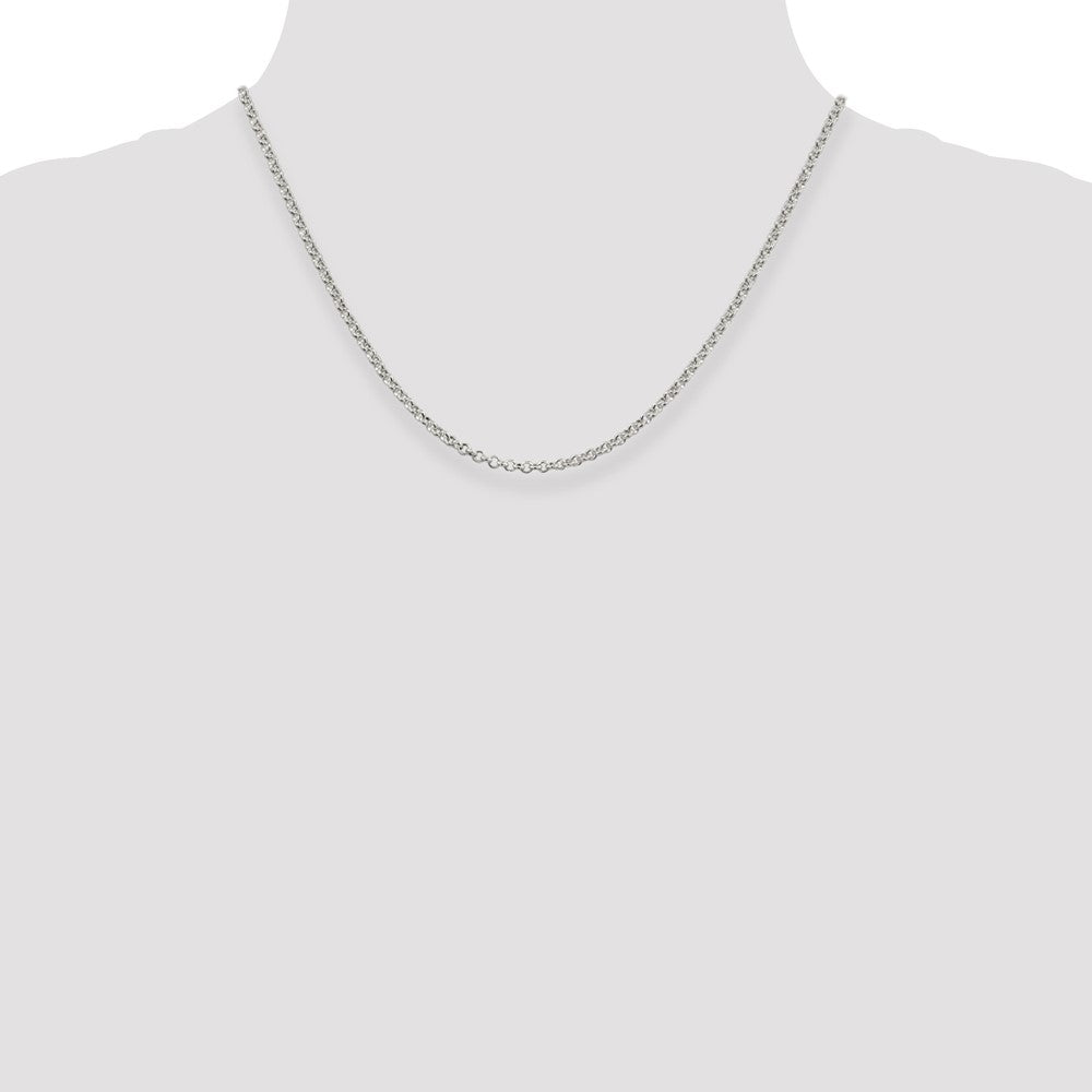 Sterling Silver 2.8mm Rolo Chain