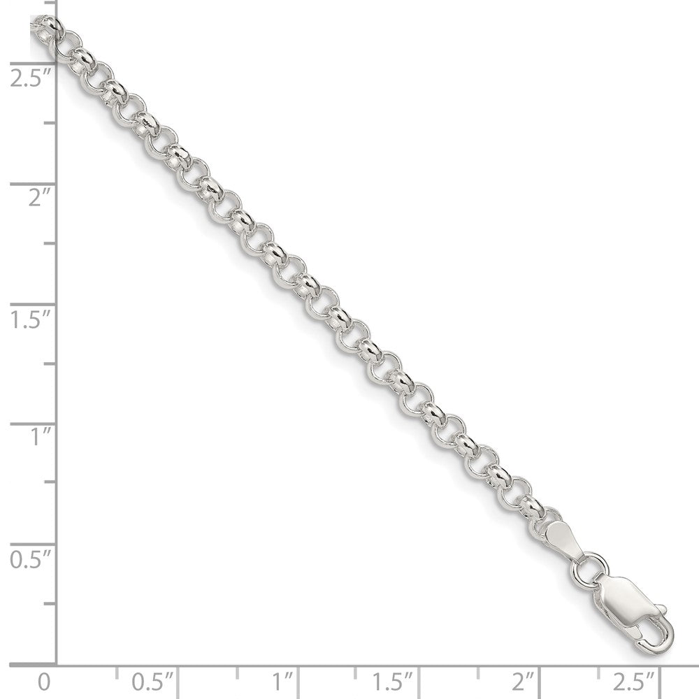 Sterling Silver 4mm Rolo Chain