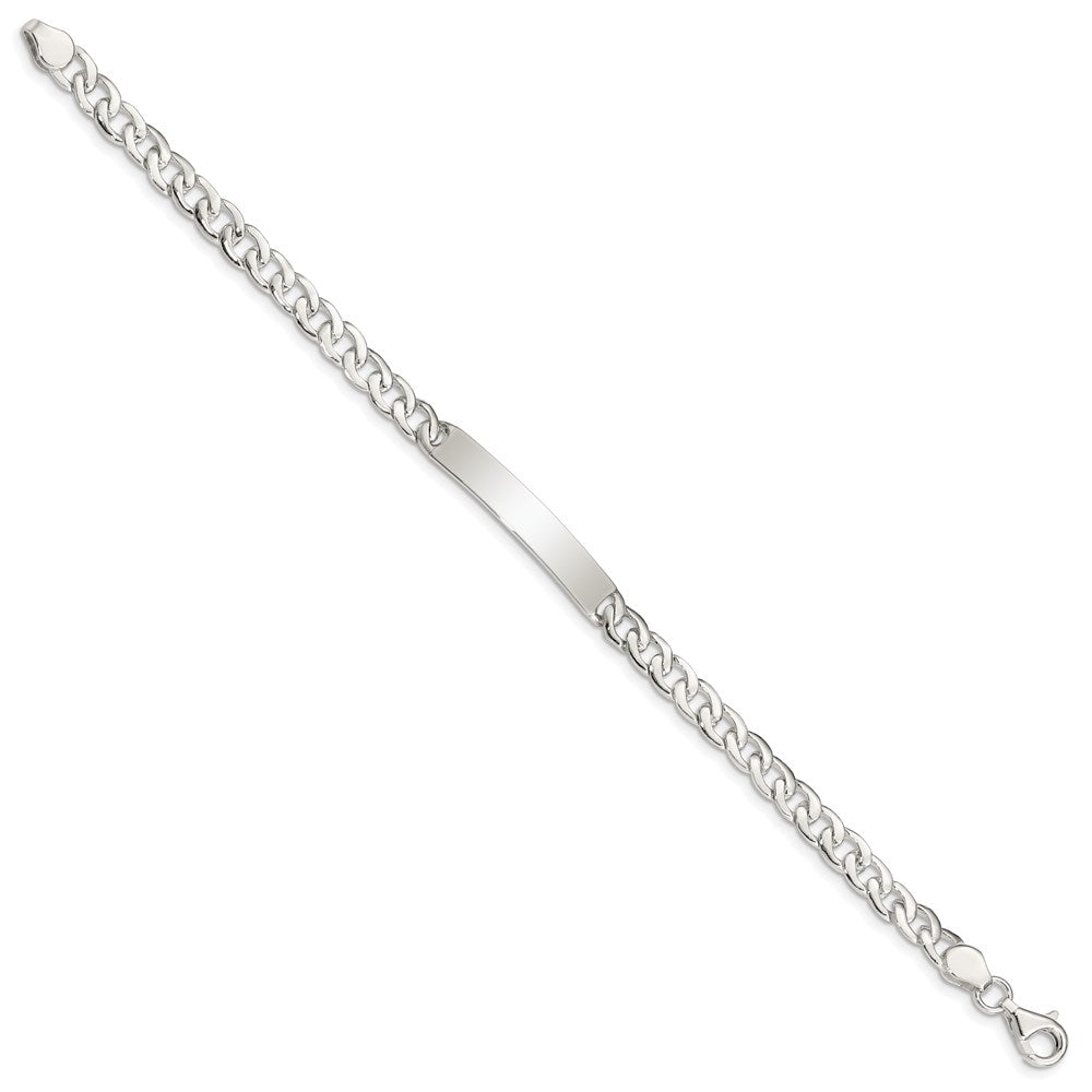Sterling Silver ID Curb Link Bracelet