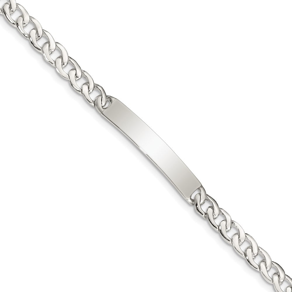 Sterling Silver ID Curb Link Bracelet