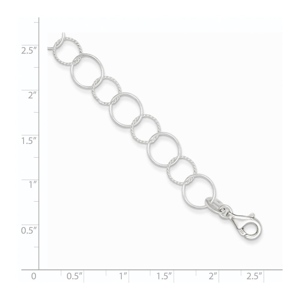 Sterling Silver Fancy Bracelet