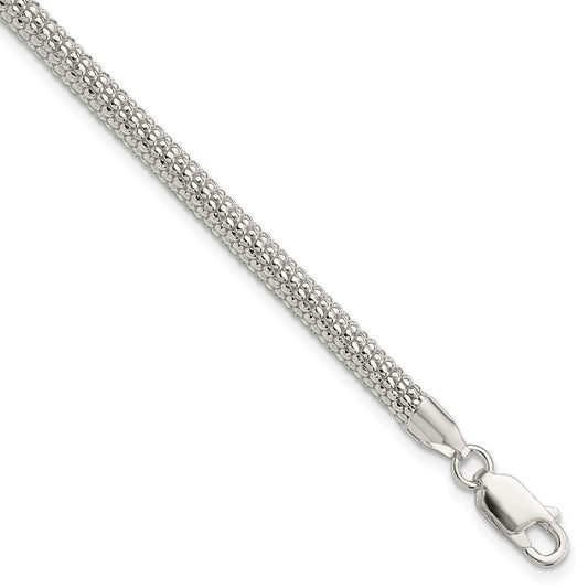 Sterling Silver Fancy 3.50mm Bracelet