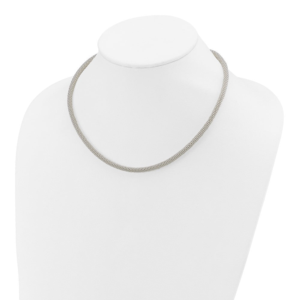 Sterling Silver 4.5mm Corona Chain Necklace
