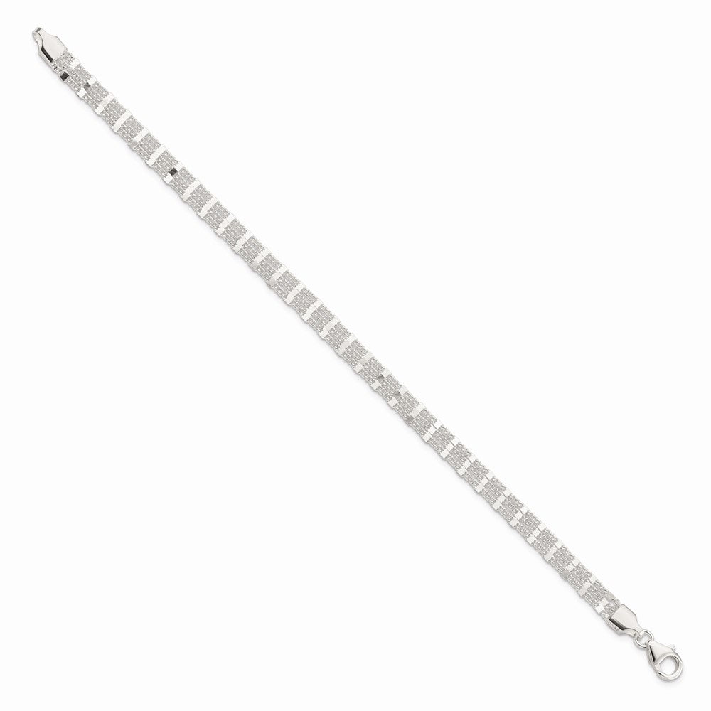 Sterling Silver Polished 3-strand Bracelet
