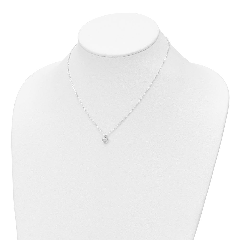 Sterling Silver 3 CZ Pendants all 16 (Necklace Set)