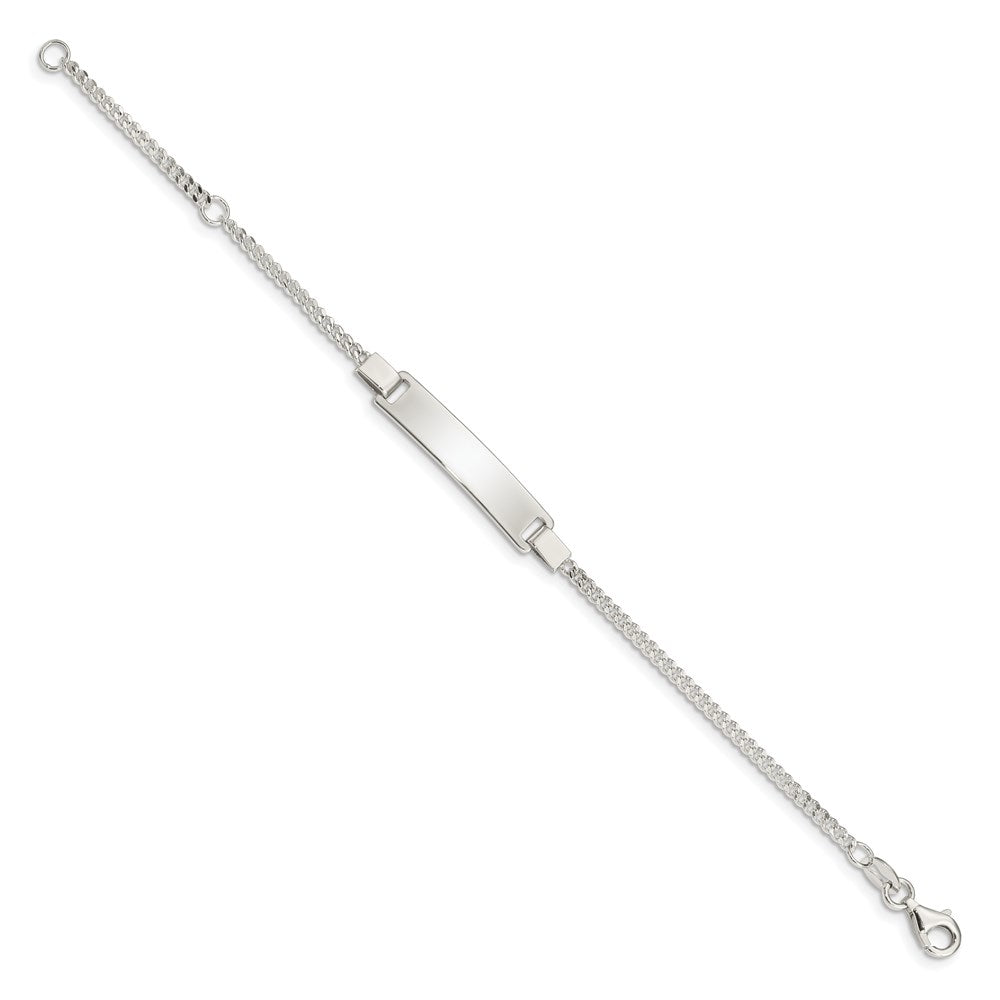 Sterling Silver Adjustable ID Bracelet