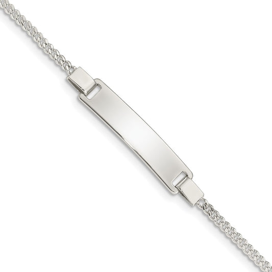 Sterling Silver Adjustable ID Bracelet