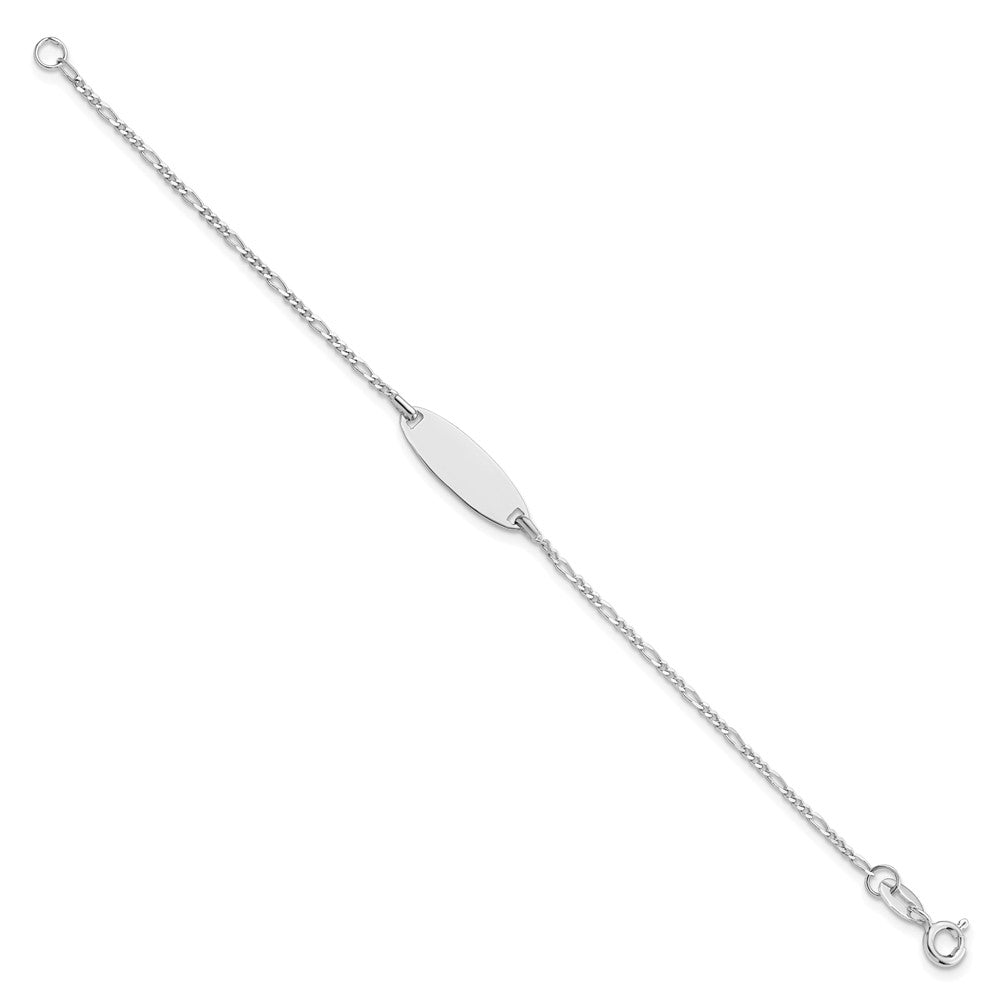 Sterling Silver Polished 6in ID Bracelet