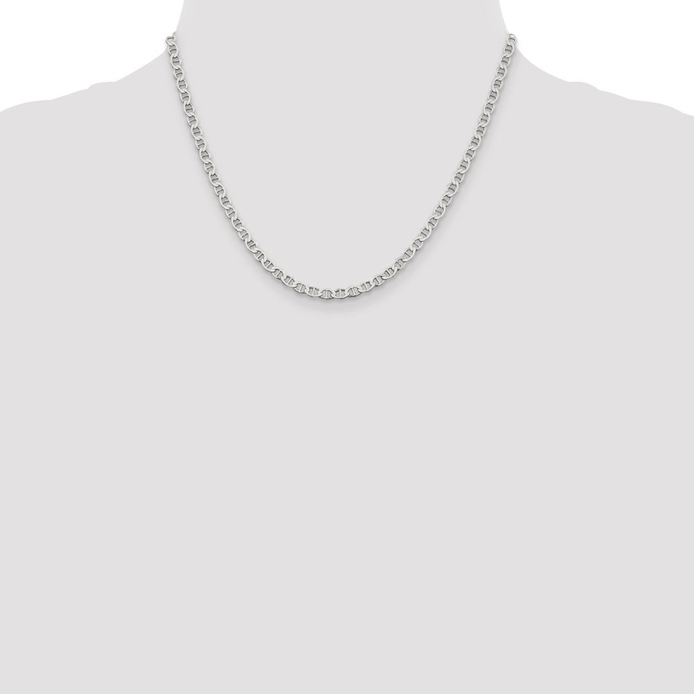 Sterling Silver 4mm Flat Anchor Chain