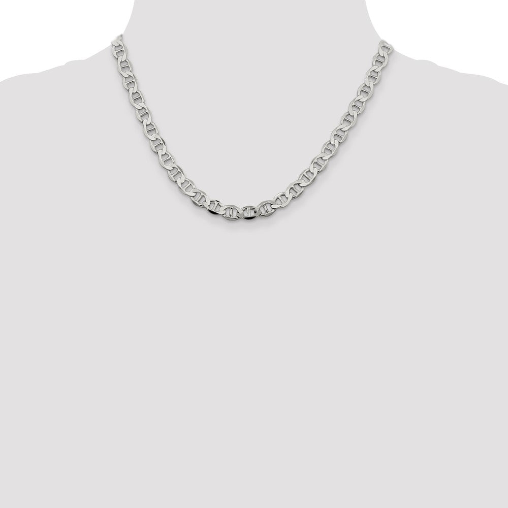 Sterling Silver 7.1mm Flat Anchor Chain