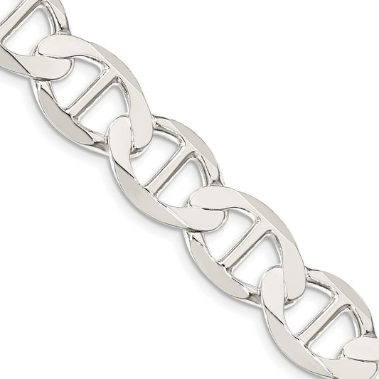 Sterling Silver 12.3mm Flat Anchor Chain
