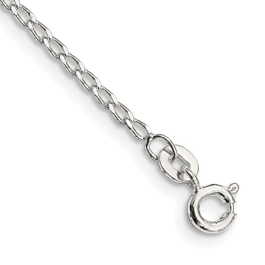 Sterling Silver 1.5mm Open Elongated Link Chain