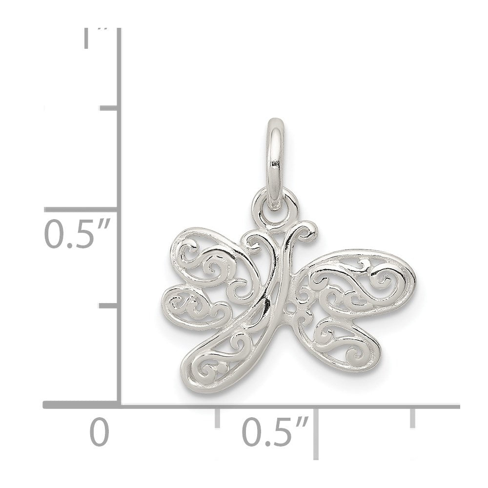Sterling Silver Dragonfly Charm