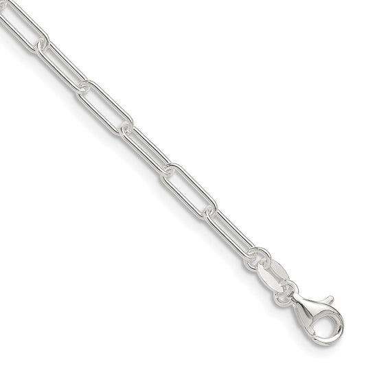 Sterling Silver Polished 3.15mm Paperclip Chain