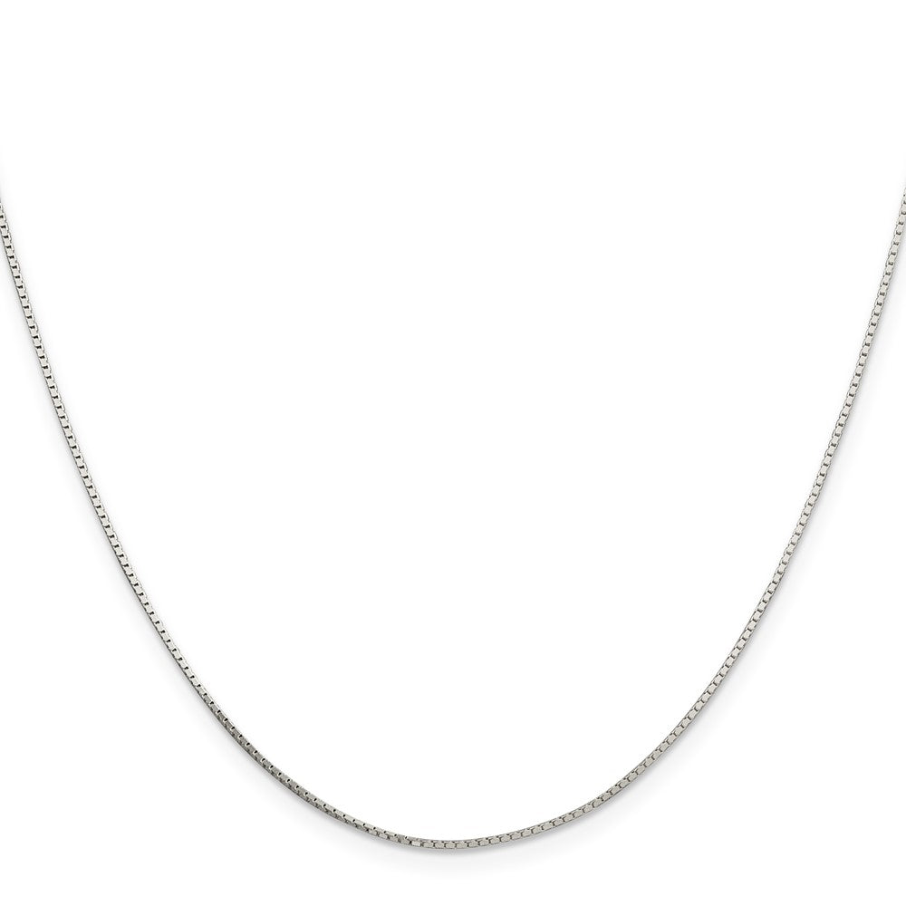 Sterling Silver .7mm Mirror Box Chain w/2in ext.