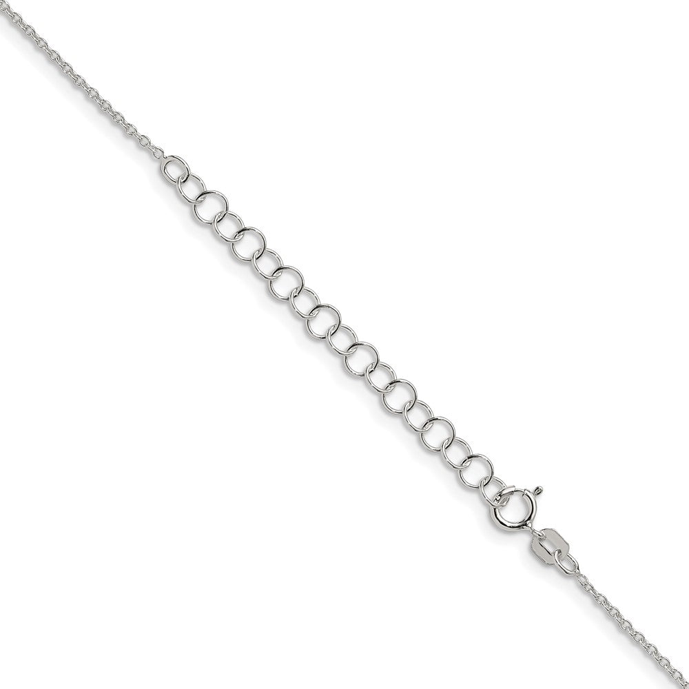 Sterling Silver 1.30mm Forzantina Cable Chain w/2in ext.
