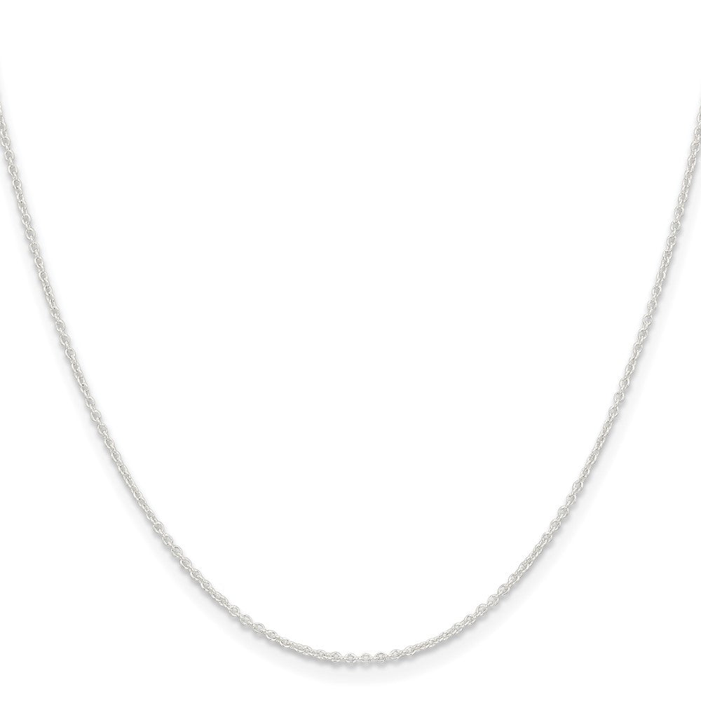 Sterling Silver 1.45mm Forzantina Cable Chain w/2in ext.