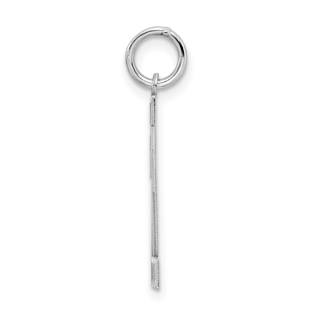 Sterling Silver/Gold-plated Satin Number 22 Charm