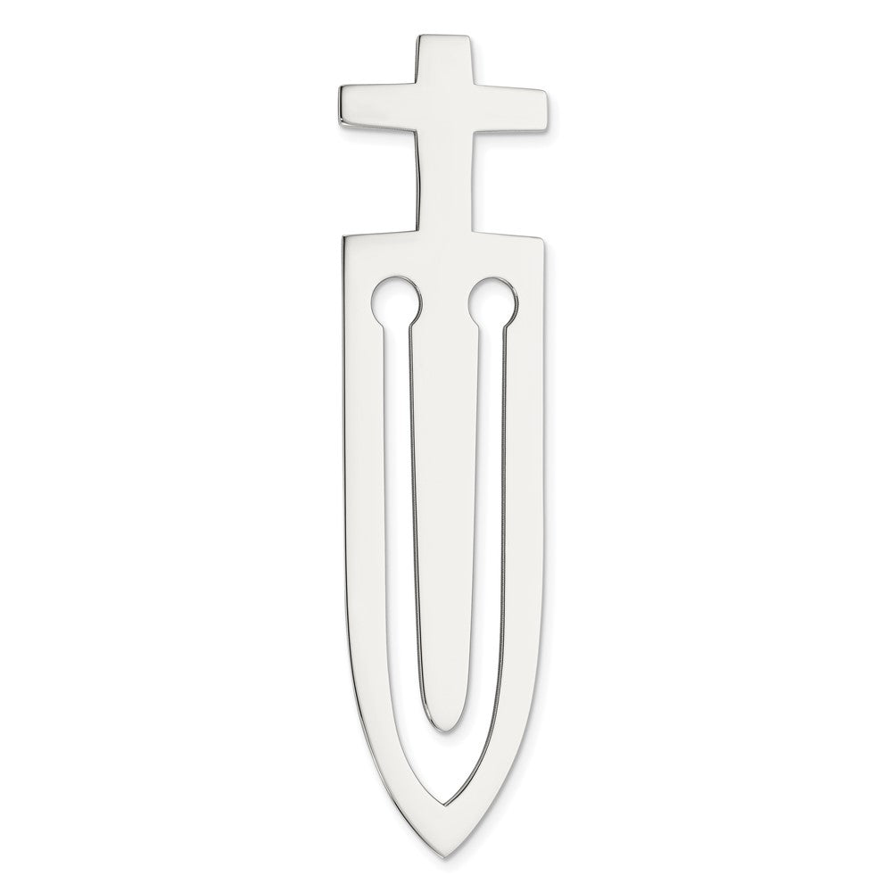 Sterling Silver Cross Book Mark