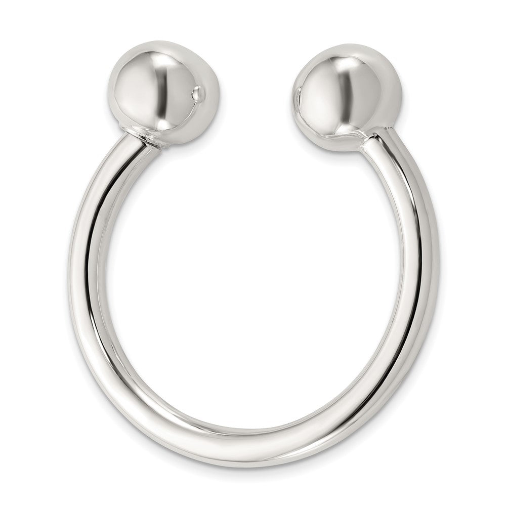 Sterling Silver 1 Screw-off Ball Key Chain