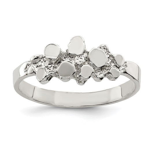 Sterling Silver Nugget Ring