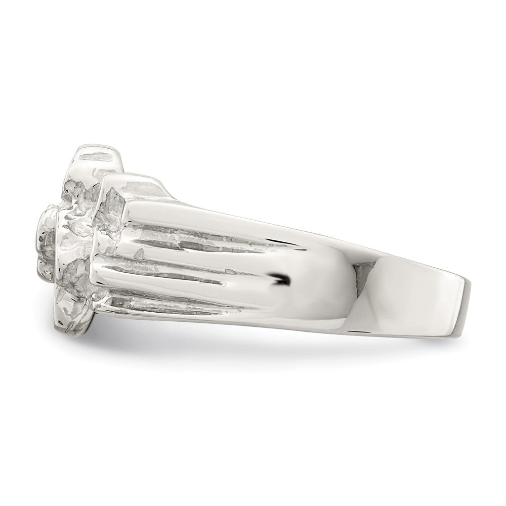 Sterling Silver Nugget Ring