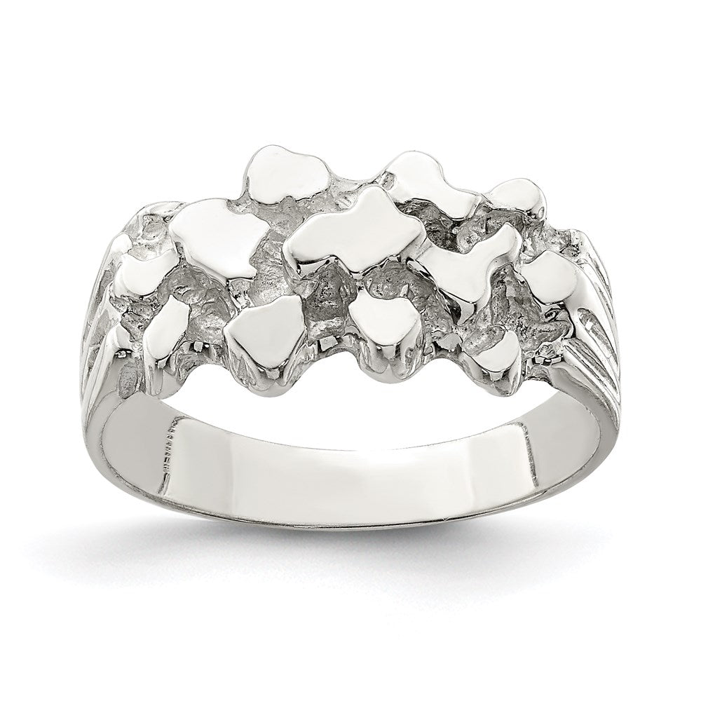 Sterling Silver Nugget Ring
