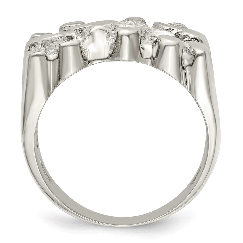 Sterling Silver Nugget Ring