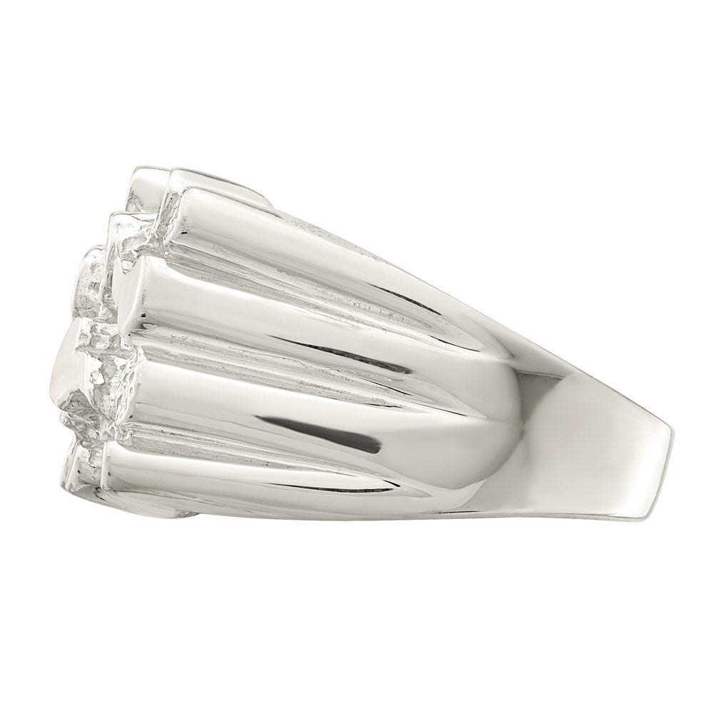 Sterling Silver Nugget Ring
