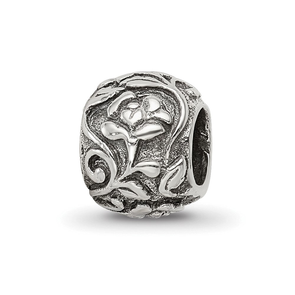 Sterling Silver Reflections Floral Bead