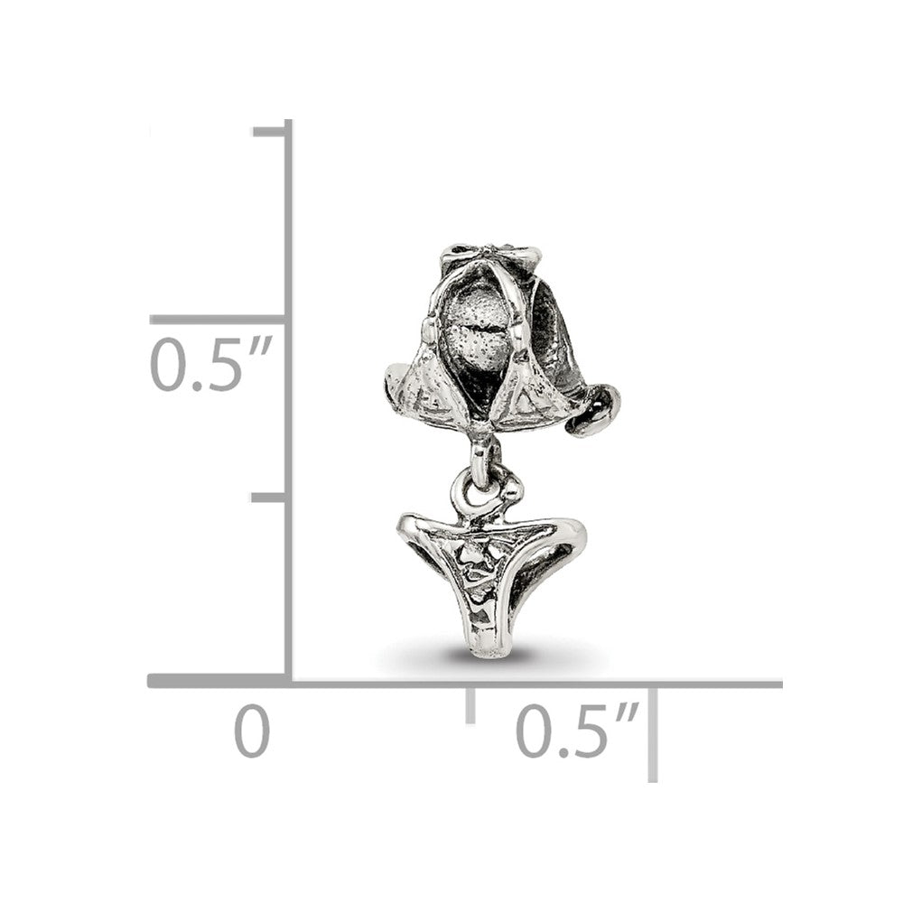 Sterling Silver Reflections Swimsuit Dangle Bead