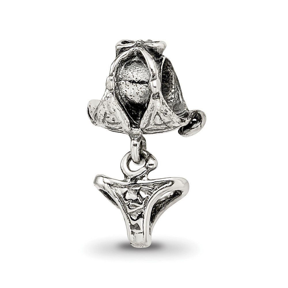 Sterling Silver Reflections Swimsuit Dangle Bead