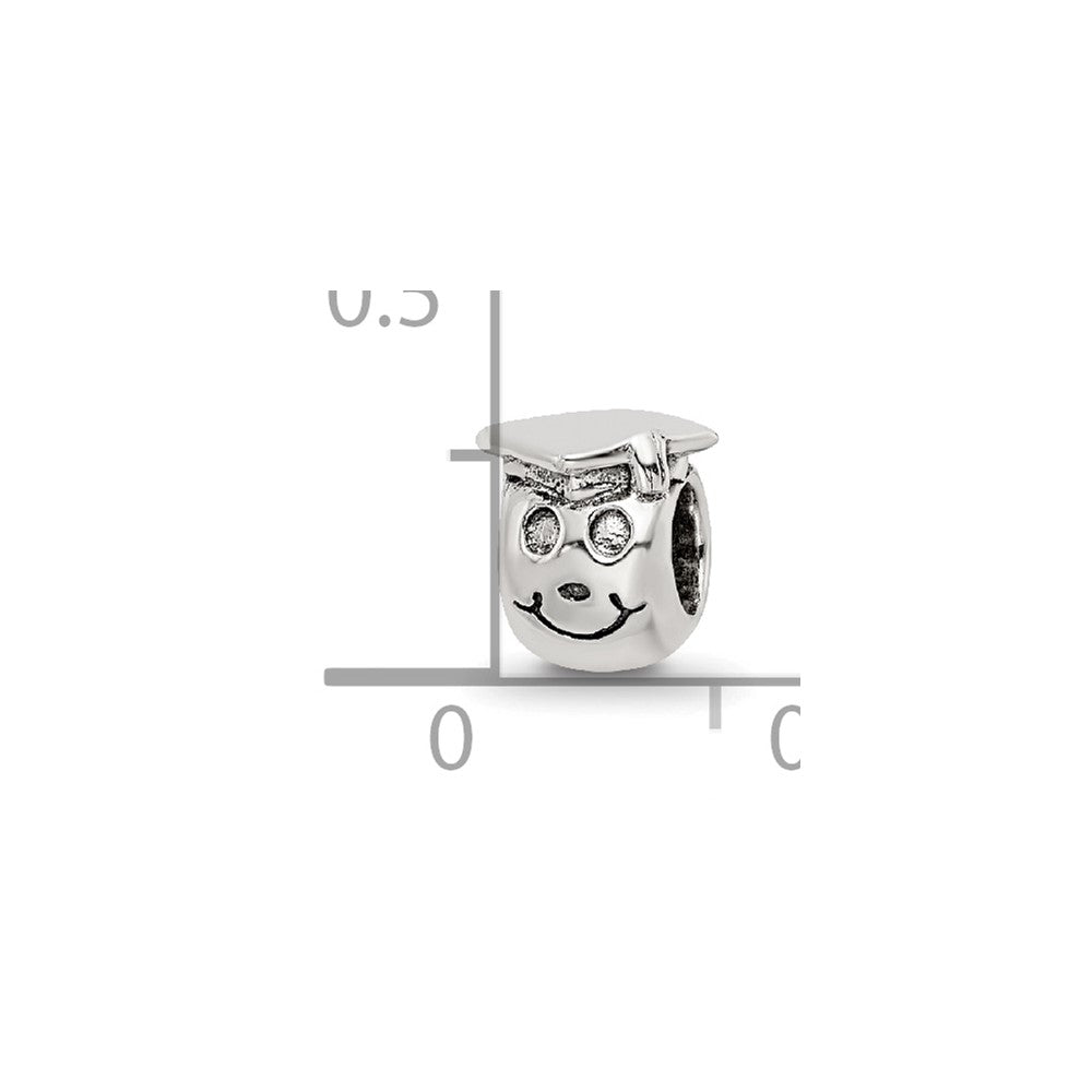 Sterling Silver Reflections Happy Graduate Bead