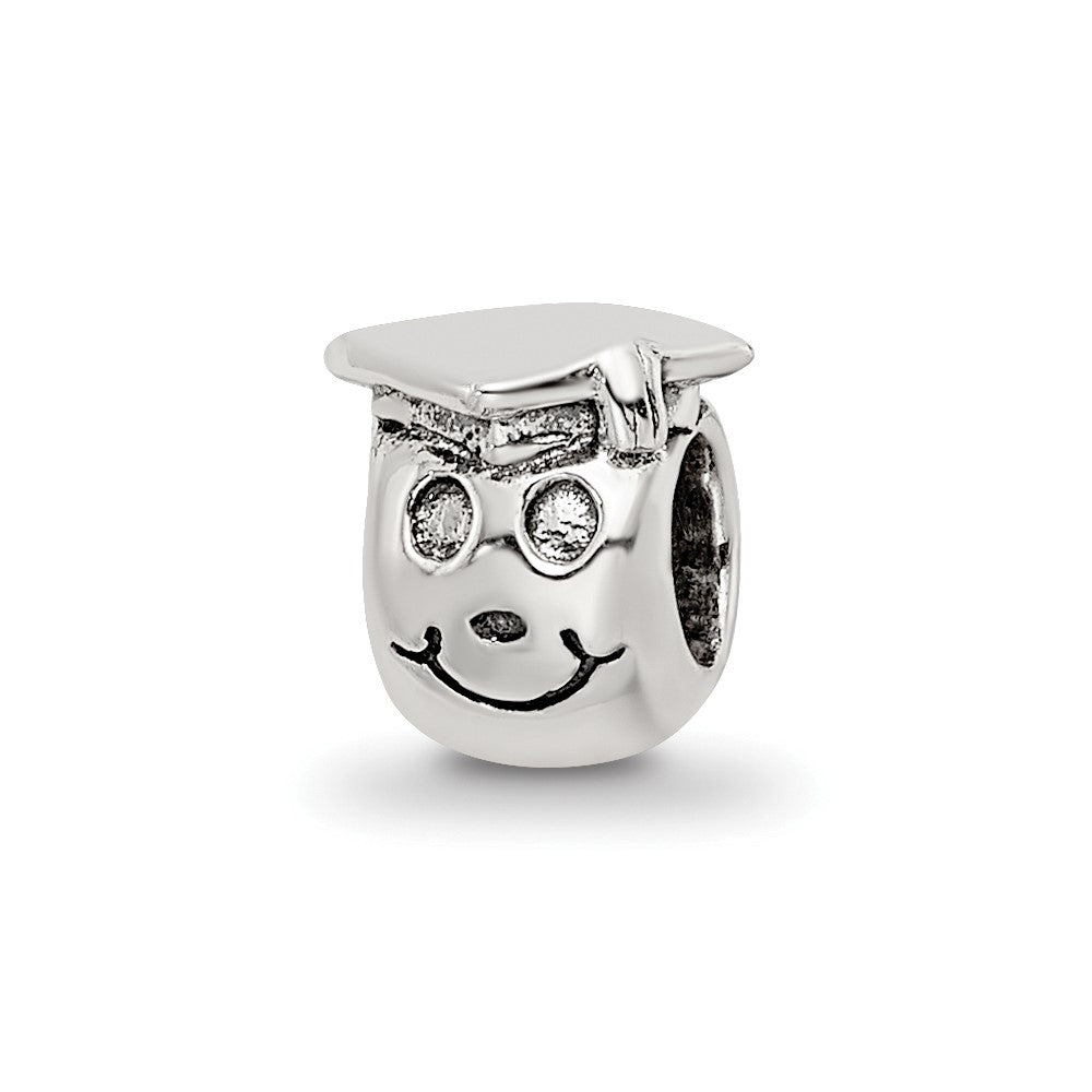 Sterling Silver Reflections Happy Graduate Bead