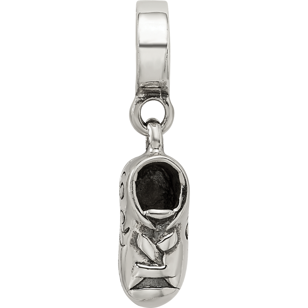 Sterling Silver Reflections Shoe Dangle Bead