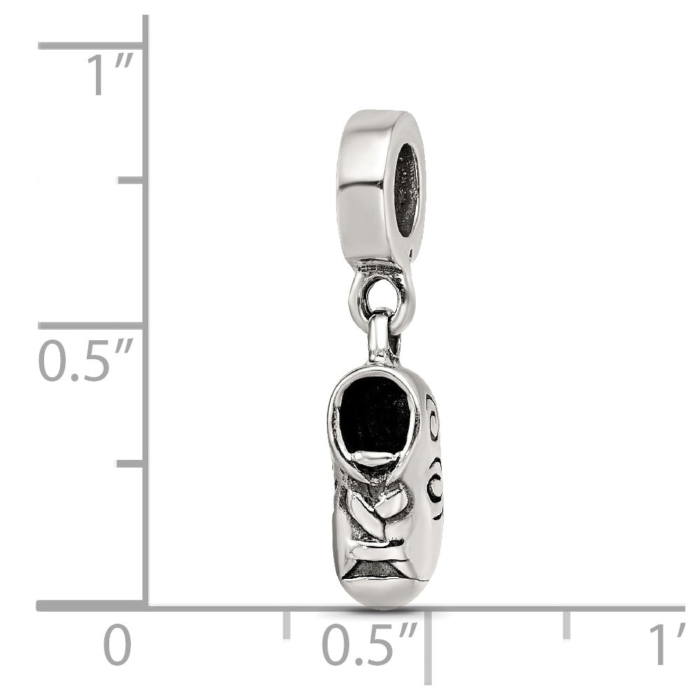 Sterling Silver Reflections Shoe Dangle Bead