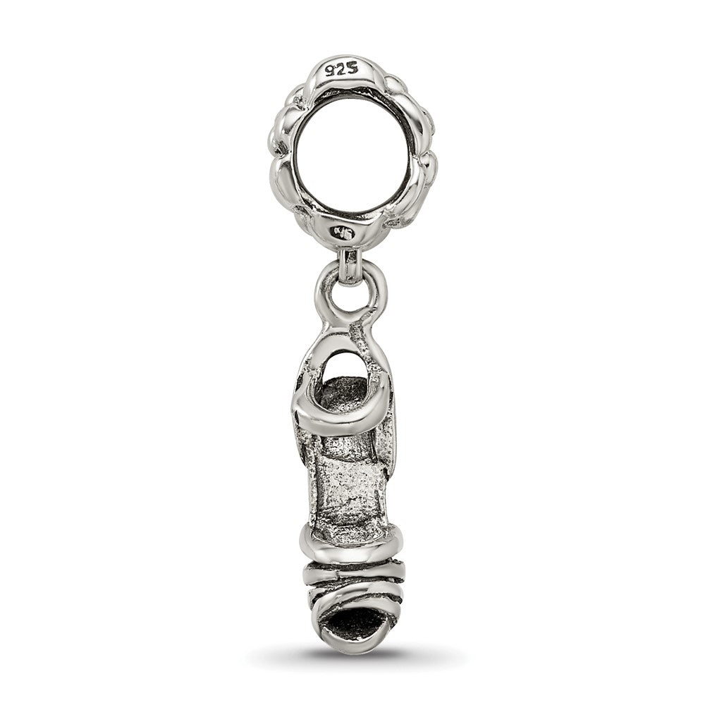 Sterling Silver Reflections High Heel Shoe Dangle Bead