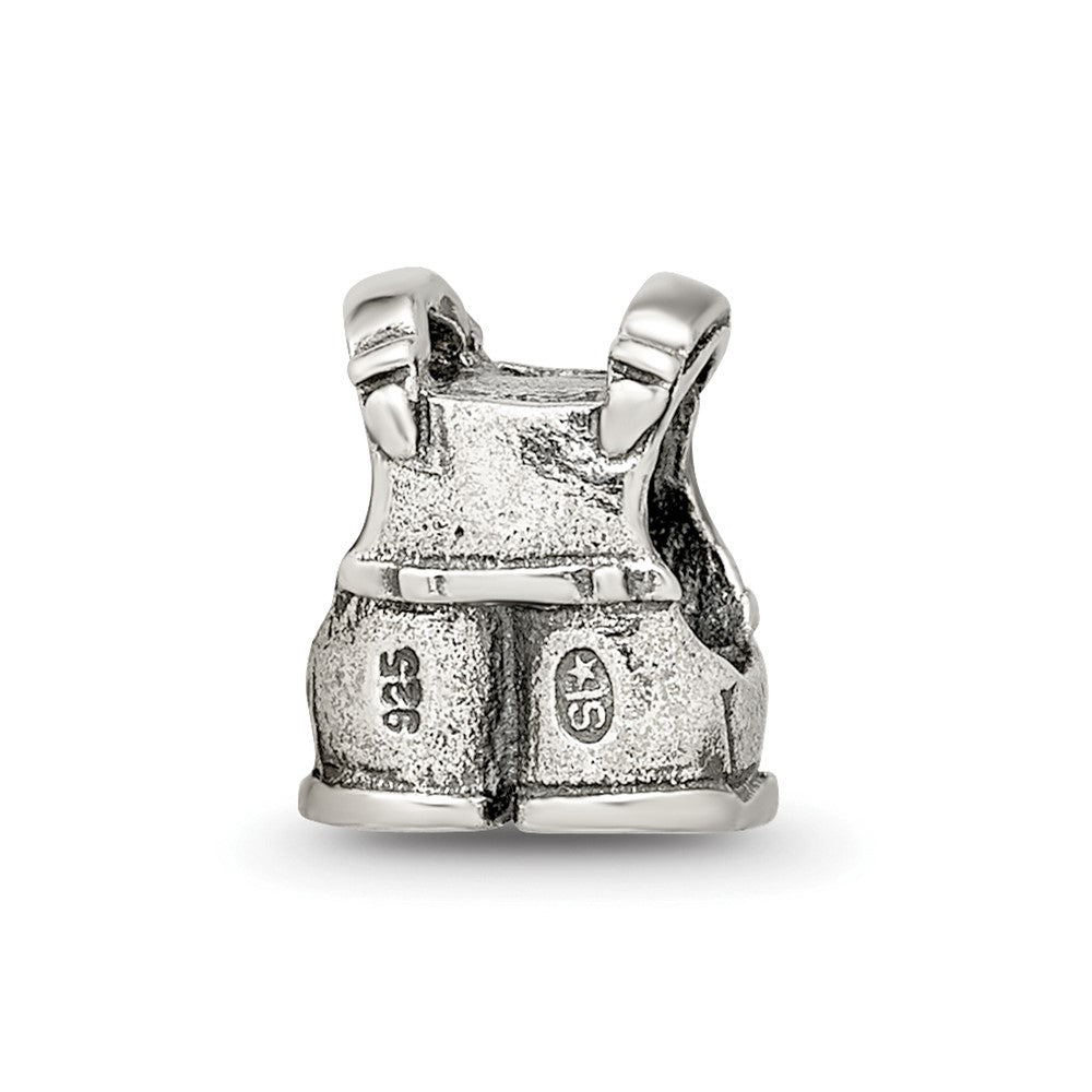 Sterling Silver Reflections Overalls Bead