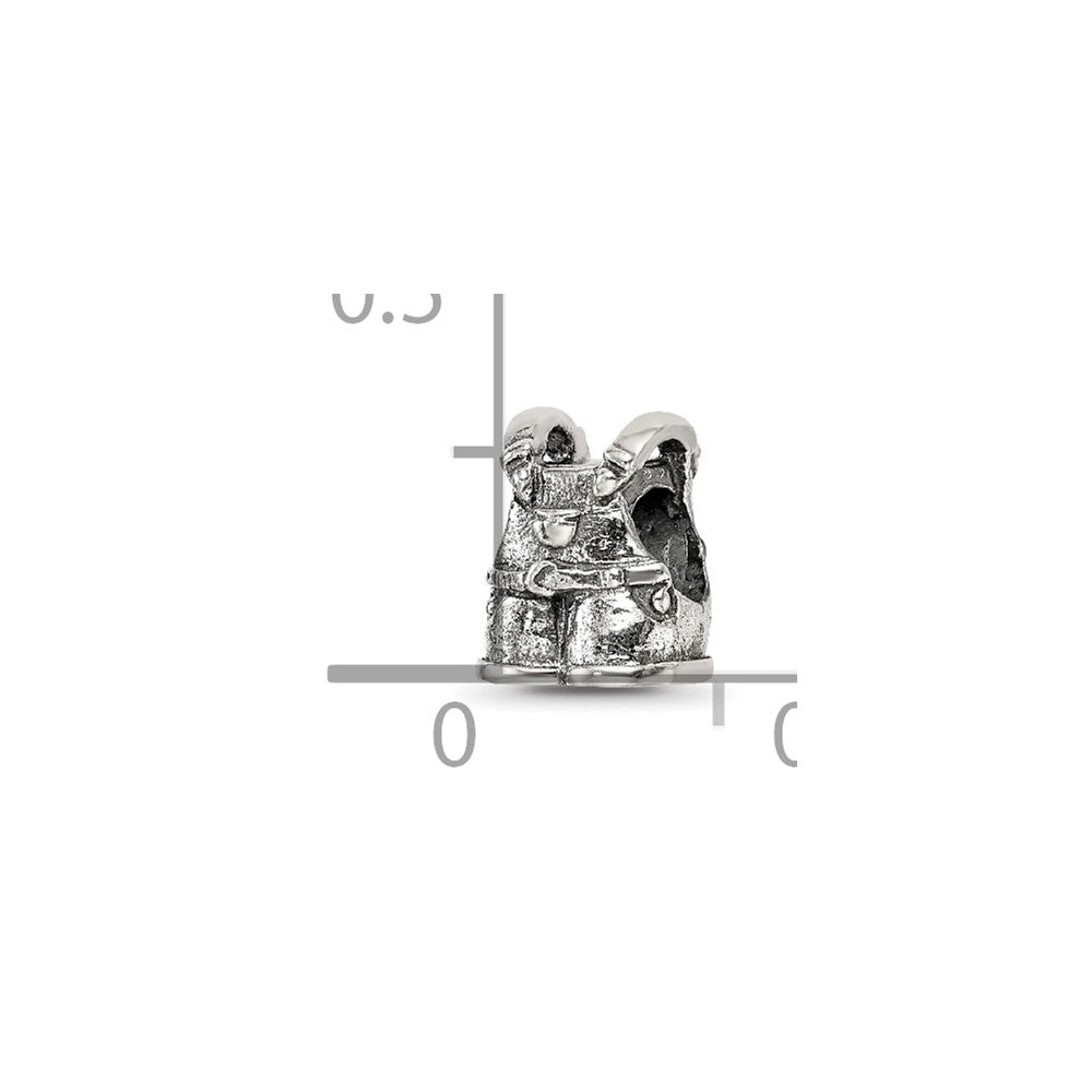 Sterling Silver Reflections Overalls Bead