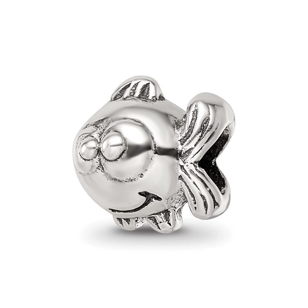 Sterling Silver Reflections Fish Bead