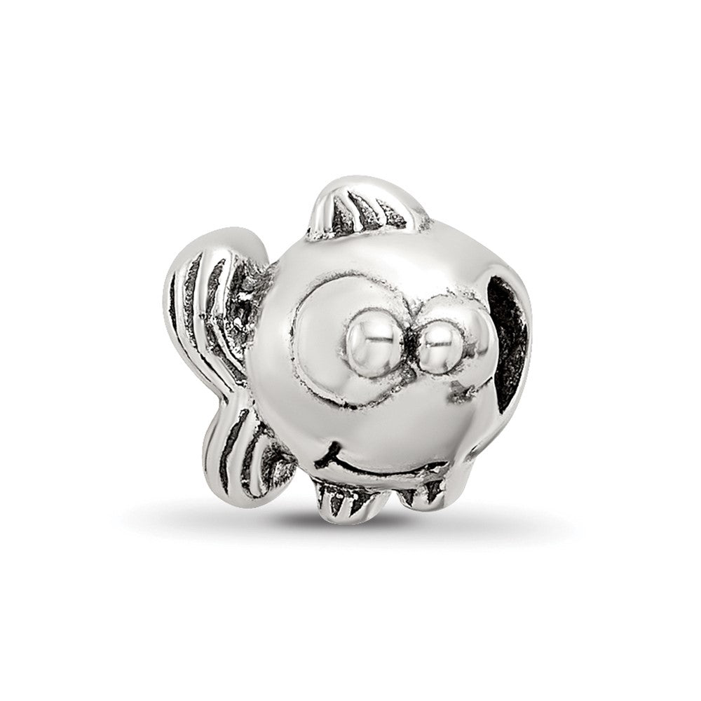 Sterling Silver Reflections Fish Bead