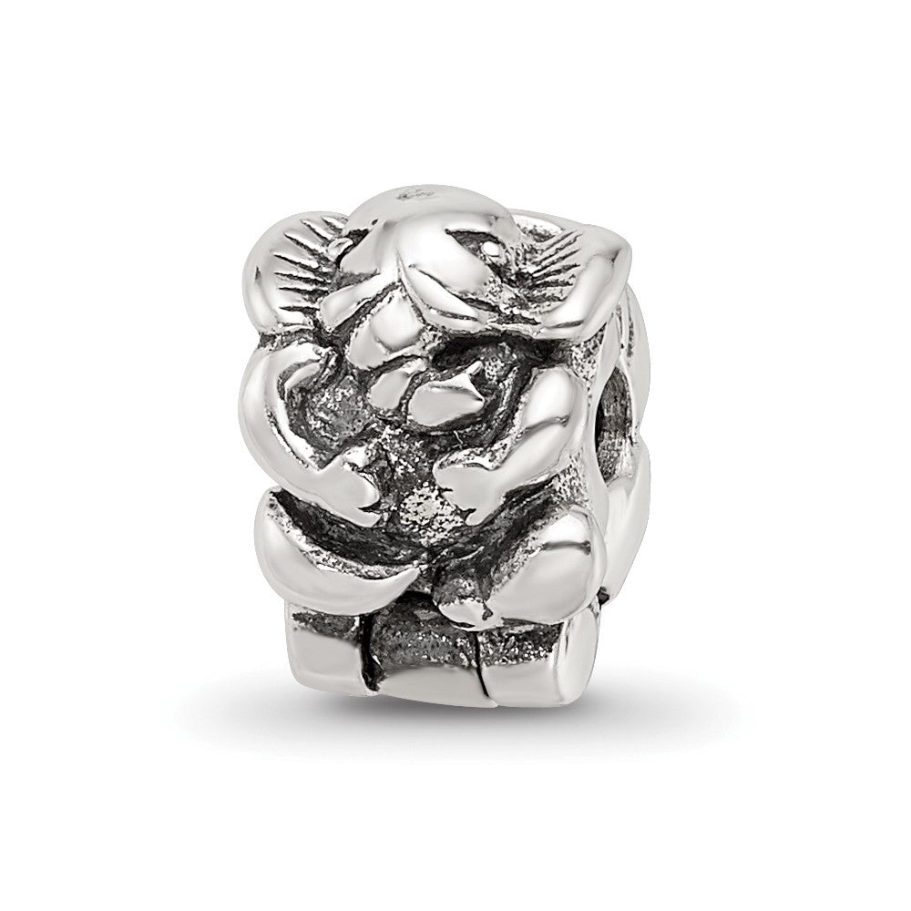 Sterling Silver Reflections Elephant Clip Bead