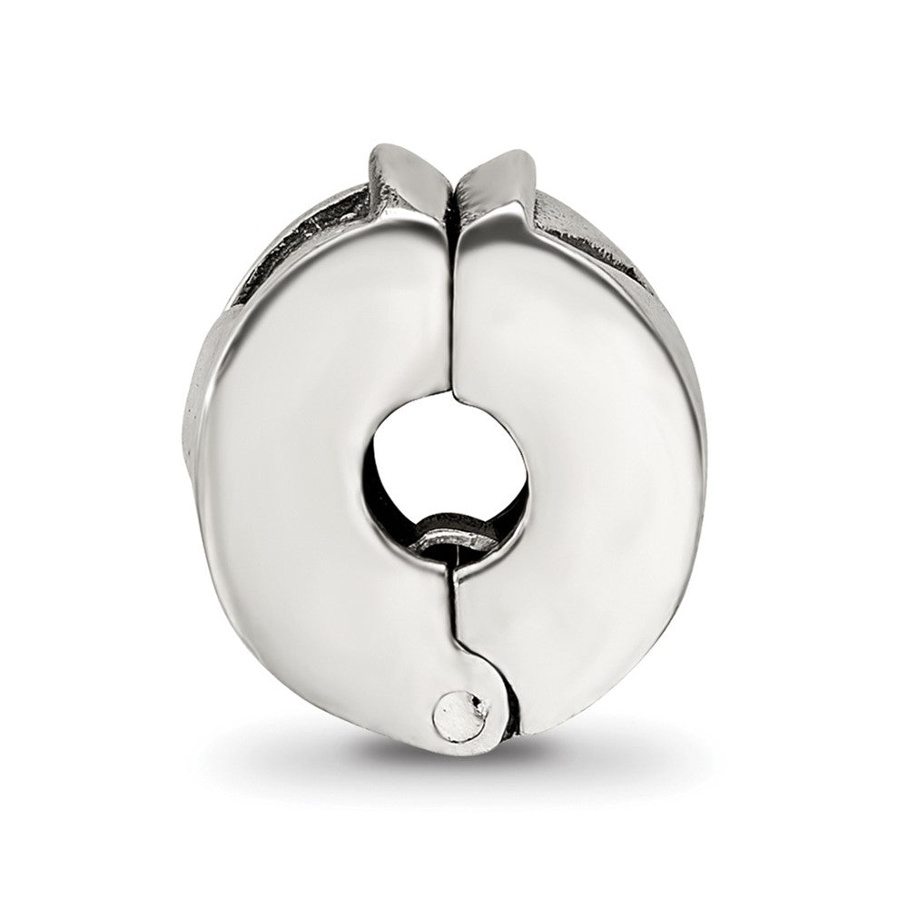 Sterling Silver Reflections Hinged Heart Clip Bead
