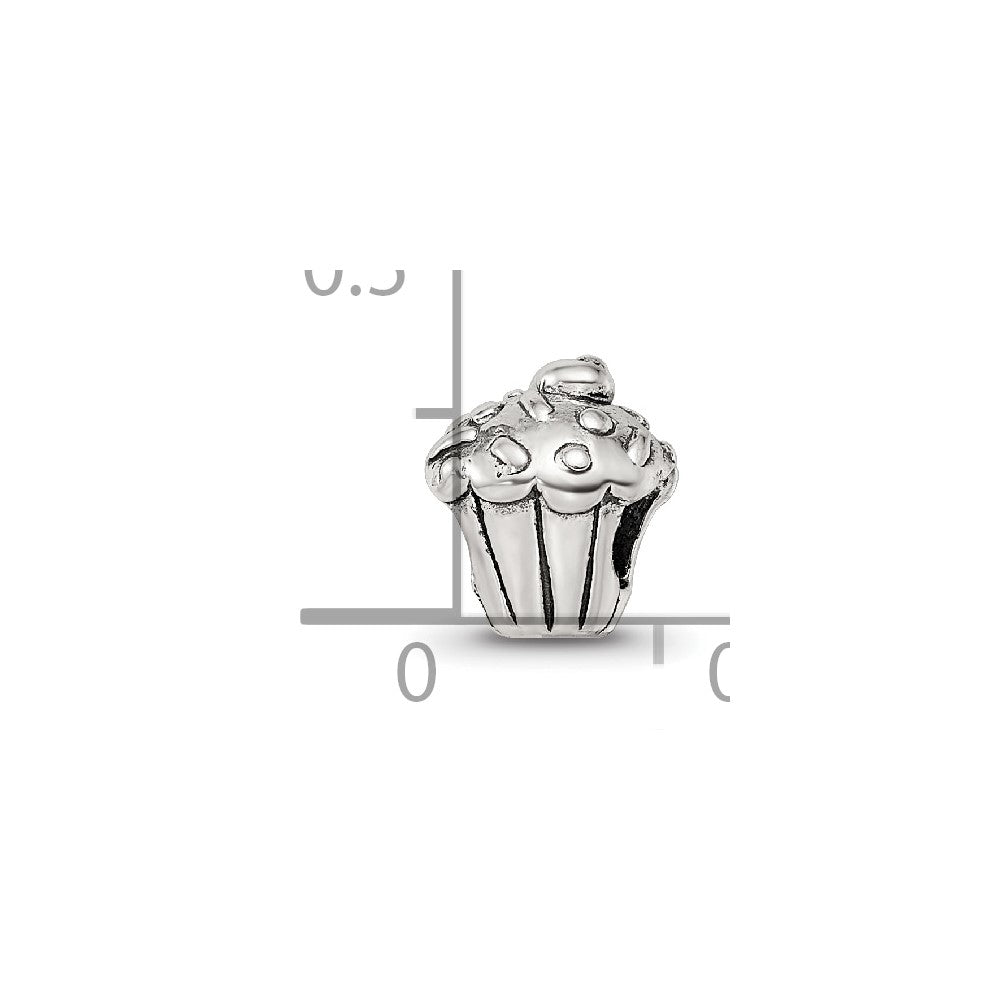 Sterling Silver Reflections Cupcake Bead