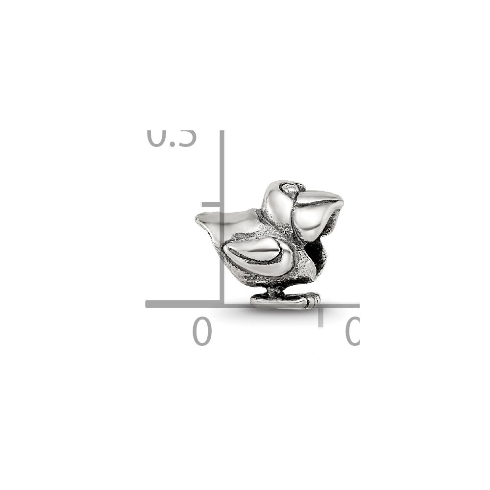 Sterling Silver Reflections Pelican Bead