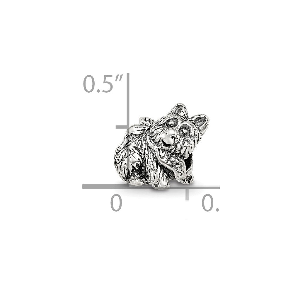 Sterling Silver Reflections Dog Bead