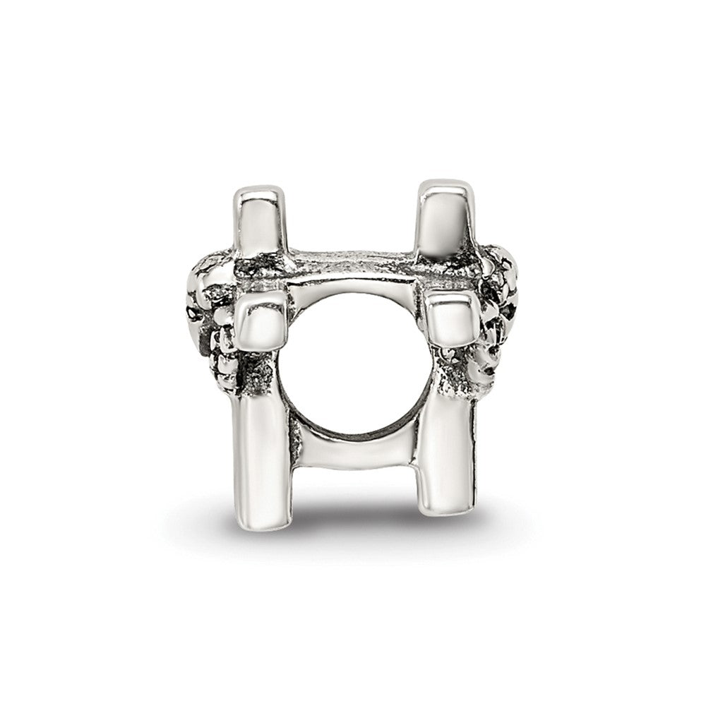 Sterling Silver Reflections Angel Cross Bead