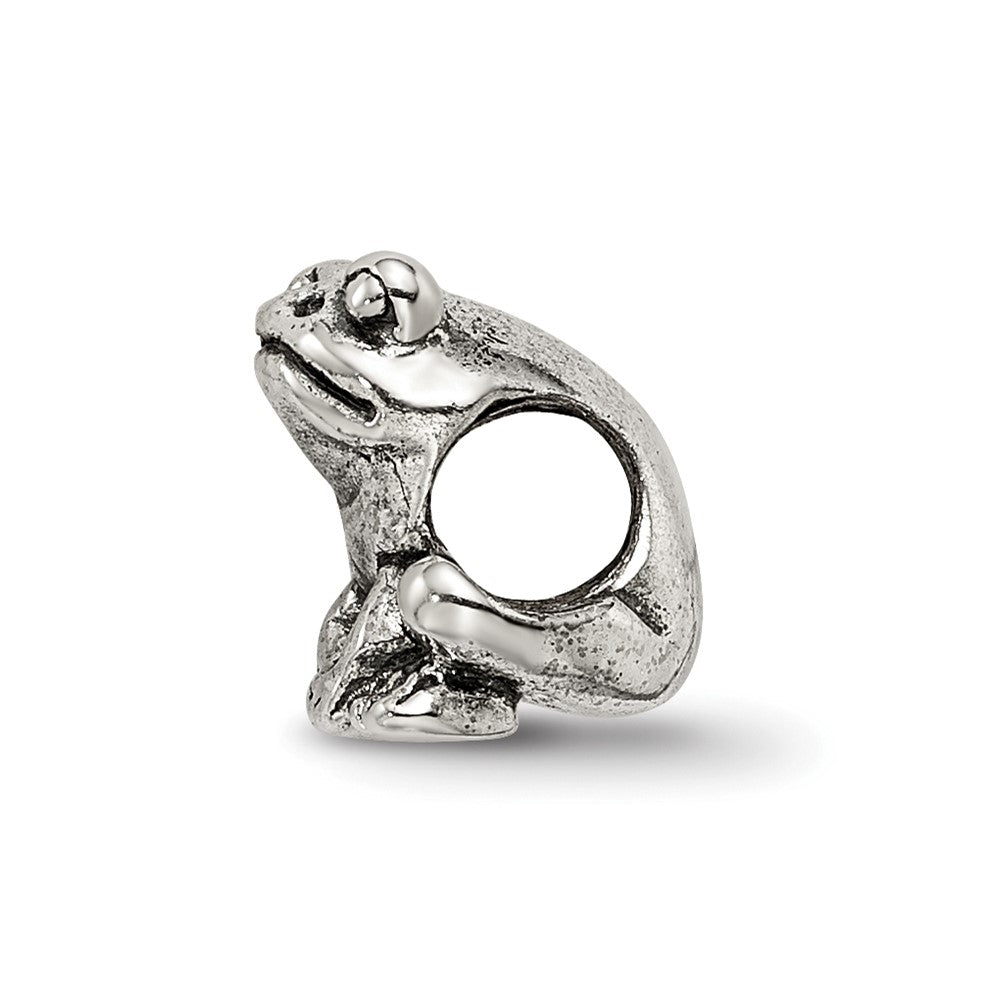 Sterling Silver Reflections Frog Bead