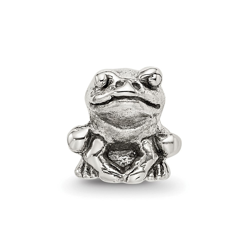 Sterling Silver Reflections Frog Bead