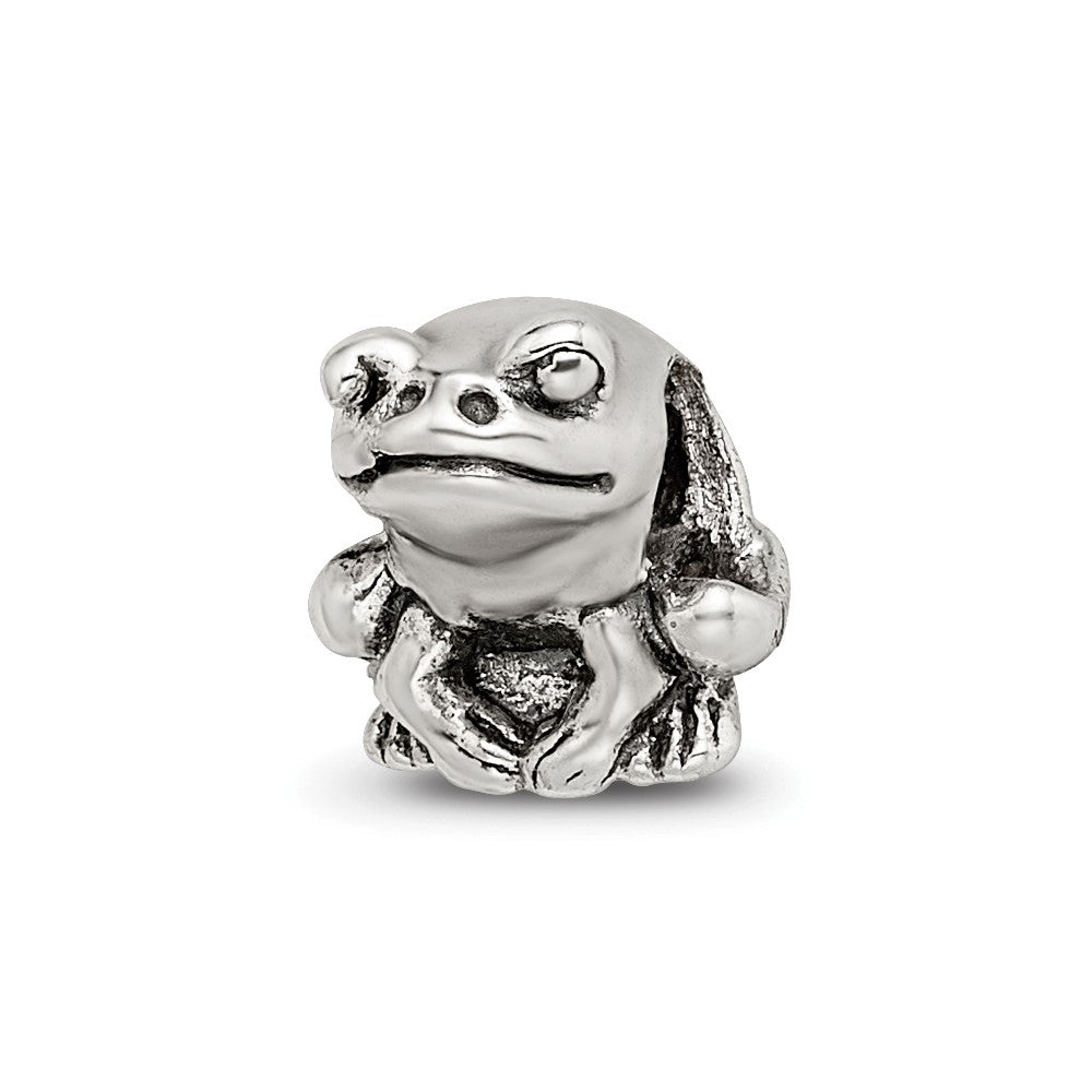 Sterling Silver Reflections Frog Bead